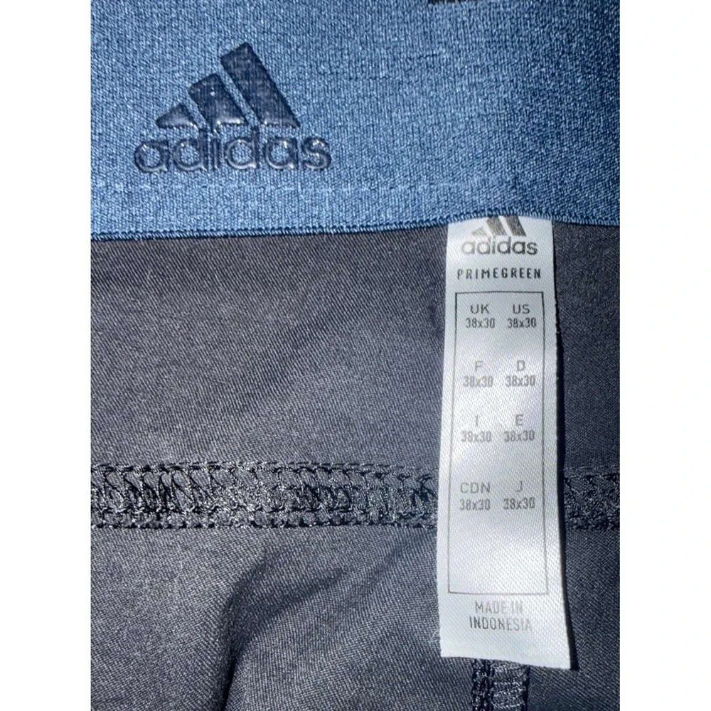 Adidas Prime‎ Green Golf 38X30 Navy 5 Pocket Tapered Fit Pants